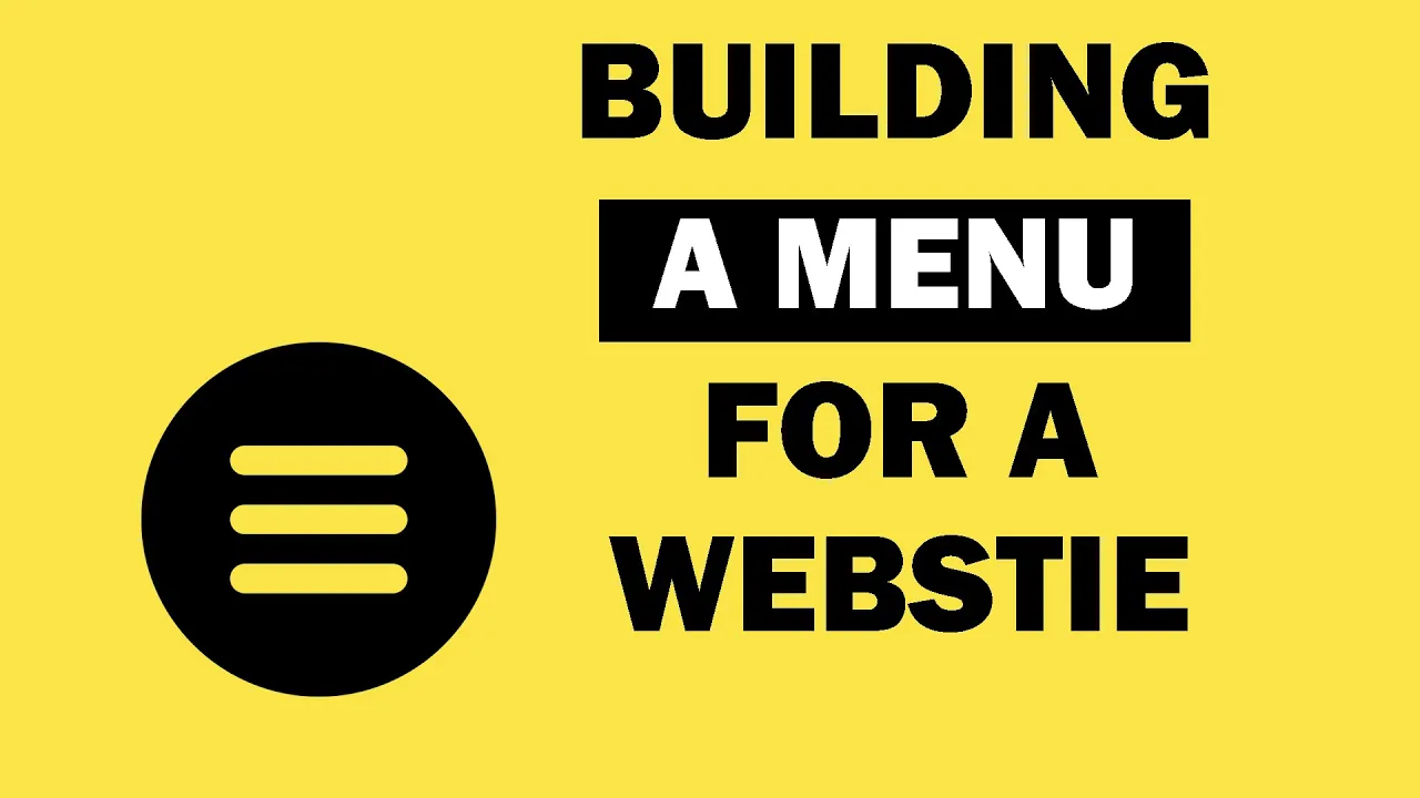 Building a Menu for a Website. Creating Dynamic Hyperlinks