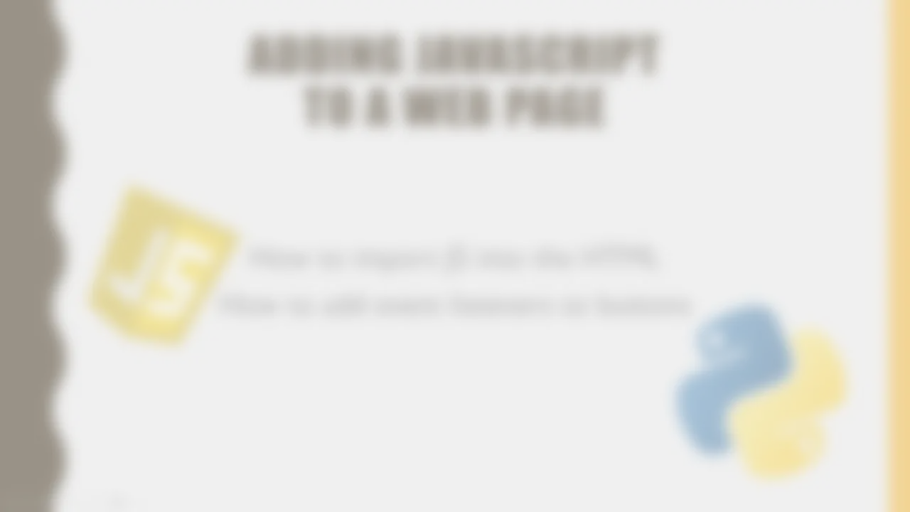 Adding JavaScript to the Store
